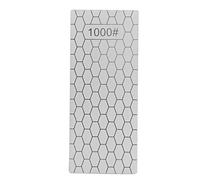 Pierre à aiguiser diamant, rectangulaire en nid d'abeille, plaque d'affûtage de couteaux, pierre à aiguiser, plaque de rodage diamant, meule, outil de broyeur pour l'affûtage de (1000 grains)