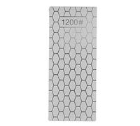 Pierre à aiguiser diamantée de qualité professionnelle, plaque d'affûtage de couteaux, pierre à aiguiser, outil de broyeur pour outils de cuisine, travail du bois, ski, snowboard (Grain 1200)