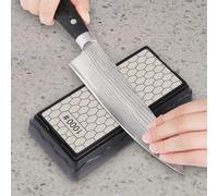 Pierre à aiguiser en diamant à base Double face, pierre à aiguiser, couteau de cuisine, grain de Chef, meulage de grains 400/600/1000/1200 400-2000