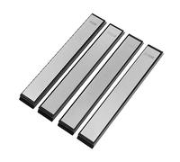 Pierre à aiguiser for couteaux, lot de 4 pierres diamantées, affûtage angulaire, grains 800, 1500, 2000 et 3000, barres, pierre huile