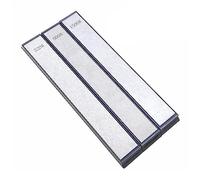 Pierre à aiguiser for couteaux, pierre diamantée, affûteur for système d'affûtage, meuler for angle fixe, barre(Gray(3pcs))