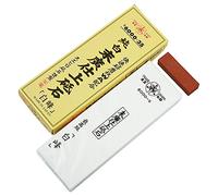 Pierre à Aiguiser Multi-usages Suehiro Shiramine Grain 6000 (Blanc Neige) Fabriquée au Japon, Polissage du Tranchant des Couteaux, Pierre Nagura Incluse