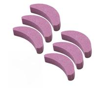 Pierre à aiguiser pour chaîne de tronçonneuse, corindon chromé, meule pour classement rapide et portable, rouge 6,5 x 3,0 cm (machine non incluse)