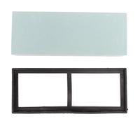 Pierre à aiguiser pour couteaux, grain 320, aiguiseur de couteaux pour couteaux de cuisine, ciseaux, ciseaux à bois, haches ; pierre à aiguiser uniquement, avec base antidérapante,