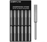 Pierre à aiguiser pour tronçonneuse avec tête de meulage en émeri pour tronçonneuses électriques, meule de limes en tailles 4,0 mm, 4,8 mm, 5,5 mm, plaqué (Q)