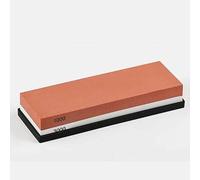 Pierre à Aiguiser Professionnelle 1000/3000 | Pierre à Eau en Corindon Blanc pour Couteaux de Cuisine & Japonais | Kit d'Affûtage avec Base Silicone Antidérapante et Guide d'Angle inclus