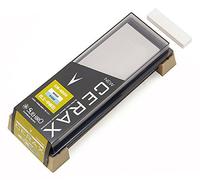 Pierre à Aiguiser Suehiro New Cerax Double Face Grains #6000 (Blanc) / #1000 (Bleu) Fabriquée au Japon Entretien Couteaux de Cuisine Pierre à Eau avec Base Antidérapante