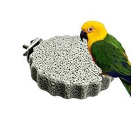 Pierre À Bec Perruche pour Ponçage Support Perchoir Antidérapant en Roche | Meule À Bec En Pierre Ponce Pour Calopsitte Pour Griffes Canari Conure Calopsitte Pinson Inséparable Ca Section B