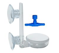 Pierre à bulles pour aquarium, diffuseur de bulles, approvisionnement en oxygène pour poissons, décoration d'aquarium silencieuse et efficace avec outil de libération de bulles pour la maison, l'étang