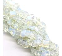 Pierre à chips en quartz naturel irrégulier - Cristal de guérison broyé - 1cke pour textiles d'intérieur (opalite)