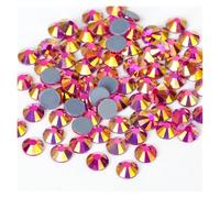 Pierre à Coudre Strass Strass thermocollants multicolores AB SS6-SS30, super paillettes, à repasser, for nail art, tissu et vêtement(Peach AB,SS10-1440Pcs)