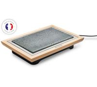 Pierre à cuire LAGRANGE Grill' Pierre® Deluxe bois clair à poser, 37.3x23.4 cm