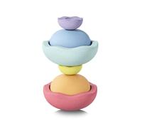 Pierre à empiler Inside Rainbow Pastel Set de 6 - (light violet/light blue/mint/light yellow/light orange/light red)