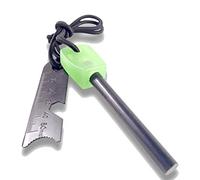 Pierre A Feu De Survie Ferrocérier | Brille Dans Le Noir | Allume Feu De Type Pierre A Briquet | Idéal Pour La Randonnée Camping | Marque 100% Française