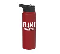 Pierre à frapper en silex - Outils primitifs - Pointe de flèche Stainless Steel Insulated Water Bottle