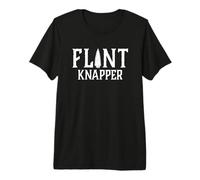 Pierre à Frapper en Silex - Outils primitifs - Pointe de flèche T-Shirt Haut de Gamme