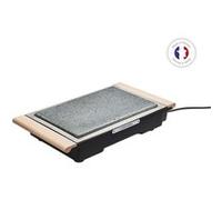 Lagrange Plancha électrique Grill' Pierre Classic bois clair à poser 37x23 cm