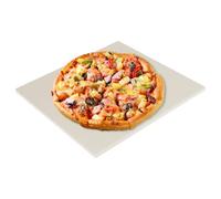 Pierre à pizza 30,5 x 30,5 cm, carrée, cordiérite, résistante à la chaleur 800 °C, durable, lisse, pour pizza, pain, biscuits, pour four, barbecue, four à pizza