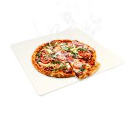 Pierre à pizza 400x400mm Carrée pour Four Cordiérite Cuisson Croustillant