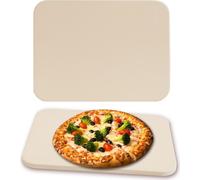 Pierre à pizza Mucola rectangulaire pour four et gril à gaz en cordiérite 30x38 cm BRotbackstein Pizza Stone pour un fond croustillant