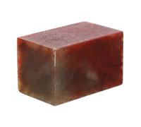 Pierre à Sceau Chinoise Marron, Mini Bloc Poli pour Gravure | Débutants, Artistes et Loisirs Créatifs, Bords Arrondis, Surface Lisse, pour Essais de Sceau et Étiquettes Présents