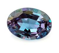Pierre Alexandre, couleur violette, bonne forme, pierre précieuse alexandrite de 6,69 carats, certifiée originale par Lab pour homme et femme HRC