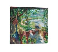Pierre-Auguste Renoir Poster classique nature sympa Impression sur toile Décoration murale 40 x 40 cm