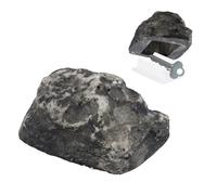 Pierre avec Compartiment Secret, Cachette pour Clés Aspect Pierre, Cachette de Clés pour l'Extérieur, Pierre à Clés Big Mountain, Roche Artificielle pour Géocaching