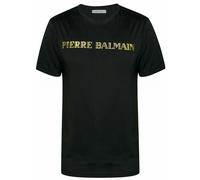 Pierre Balmain T-Shirt Iconique Pour Homme À Logo Doré Manches Courtes 52 XL