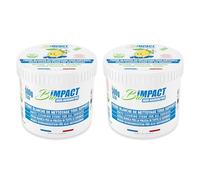 Pierre blanche de nettoyage - Pierre argile - 2X500g - éponge incluse - Nettoyant ménager certifié ECOCERT - Fabriqué en France