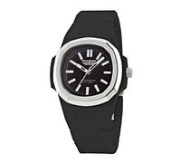 Pierre Bonnet 9292 Montre unisexe polycarbonate avec lunette en acier - Design octogonal Luxury, boîtier ABS 40 mm, Miyota 2035, résistant à l'eau 5 ATM, Noir , Casual