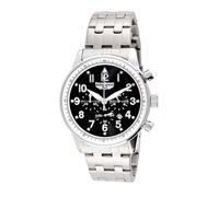 Pierre Bonnet Chronographe homme 40 mm - 7261 - Mouvement Miyota OS20, cadran 3 compteurs, verre minéral, résistant à l'eau 5 ATM - Montre élégante - Assistance Milano, Noir , Classique