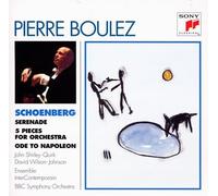 Pierre Boulez - Schoenberg: Serenade. Ode to on. [Import]