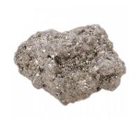 Pierre brute de Pyrite - Naturelle - Argenté - 60/75g - Origine Pérou - Cristaux cubiques