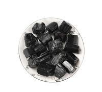 Pierre brute en cristal naturel en vrac - Tourmaline noire naturelle - Ornements d'intérieur - Bijoux - Diffuseur d'encens - Pierre concassée - Citrine - Décoration d'aquarium - Pierres et cristaux (1