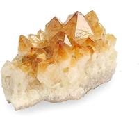Pierre brute en quartz citrinus naturel pour cristallothérapie méditation (DRUSA DE QUARTZ CITRIN MADEIRA 2-4 CM)