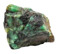 Pierre brute minérale naturelle pour cristallothérapie méditation cristaux (émeraude brute 2-4 CM)