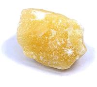Pierre brute naturelle en calcite jaune pour la cristallothérapie et la méditation (3-5 CM)