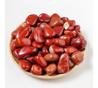 Pierre brute naturelle en cristal rouge de 200 g - Grandes particules polies - Pierre naturelle brute parfumée - Pierre de décoration d'intérieur - Pierre de 2 à 3 cm