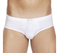 Pierre Cardin 2PCU103 Lot de 2 sous-vêtements pour homme en coton uni, élastique, sous-vêtements, blanc, noir, gris chiné et bleu, Blanc, S