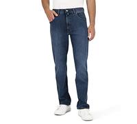 Pierre Cardin 5-Pocket Dijon Jeans, Bleu foncé usé, 38W x 32L Homme