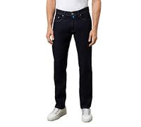 Pierre Cardin 5-Pocket Lyon Tapered Jeans, Bleu/Noir Stonewash, 32W x 32L Homme