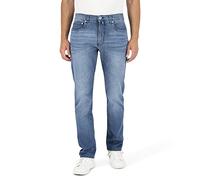 Pierre Cardin 5-Pocket Lyon Tapered Jeans, Buffes usés Bleus, 34W x 30L Homme