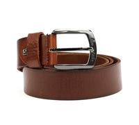 Pierre Cardin 507 KAM01 Ceinture élégante en cuir pour homme Boucle classique, marron foncé, 130