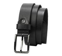 Pierre Cardin 5077 KAM02 Ceinture élégante en cuir pour homme Boucle classique Noir Longueur de la sangle 130 cm, Noir , 130