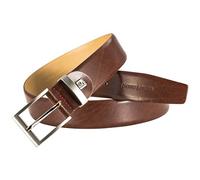 Pierre Cardin ceinture homme de cuir de vachette, 35 mm large et 3,8 mm fort, ajutable, ceinture, ceinture de cuir, ceinture classique, passant en metal, cognac, Größe/Size:110, Farbe/Color:marron
