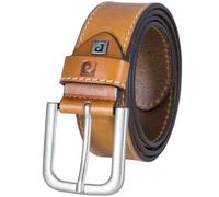 Pierre Cardin ceinture homme de cuir de vachette pleine fleur, 40 mm large et 3,8 mm fort, ajustable, ceinture, ceinture de cuir, ceinture pour jeans, cognac, Größe/Size:95, Farbe/Color:marron