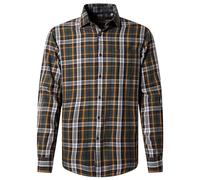Pierre Cardin Chemise à manches longues pour homme | Chemise à carreaux | Coupe moderne, Green Gables 5307, S
