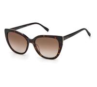 Pierre Cardin Femme P.C. 8498/S 086/HA Lunettes de soleil Acétate Havane sombre Marron Cat Eye Ombré