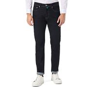 Pierre Cardin 5-Pocket Lyon Tapered Jeans, Bleu/Noir Stonewash, 38W x 34L Homme